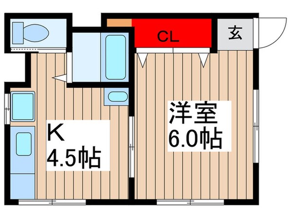 コ－ポマツイの物件間取画像